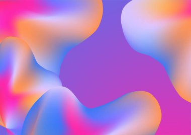 Modern dalga eğrisi soyut sunum arkaplanı. Lüks kağıt arka planda kesilmiş. Soyut dekorasyon, altın desen, yarım ton gradyan, 3 boyutlu vektör çizimi. Koyu mavi arkaplan