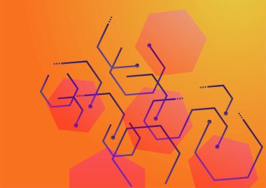 Soyut modern renkli arka plan. Vektör illüstrasyonu