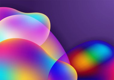 Soyut modern renkli arka plan. Vektör illüstrasyonu