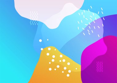 Modern Soyut renkli geometrik kapak tasarımı arka planı