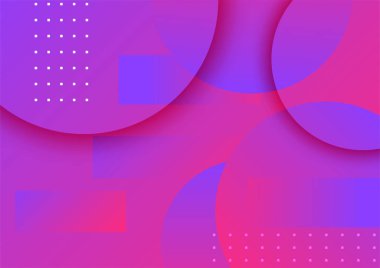 Modern Soyut renkli geometrik kapak tasarımı arka planı