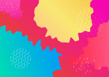 Soyut modern renkli arka plan. Vektör illüstrasyonu