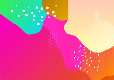 Soyut modern renkli arka plan. Vektör illüstrasyonu