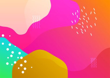 Soyut modern renkli arka plan. Vektör illüstrasyonu