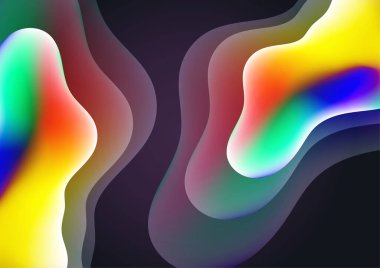 Soyut modern renkli arka plan. Vektör illüstrasyonu