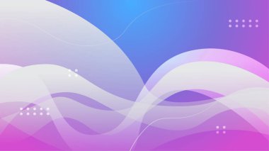 Modern mavi dinamik çizgiler renkli soyut geometrik tasarım iş, kart, sunum, broşür, pankart ve duvar kağıdı için arka plan