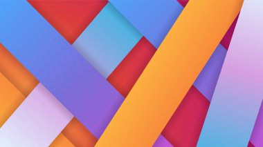 Modern turuncu dinamik çizgiler renkli soyut geometrik tasarım iş, kart, sunum, broşür, pankart ve duvar kağıdı için arka plan