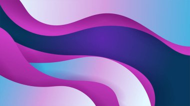 Modern dinamik çizgiler renkli soyut geometrik tasarım iş, kart, sunum, broşür, pankart ve duvar kağıdı için arka plan