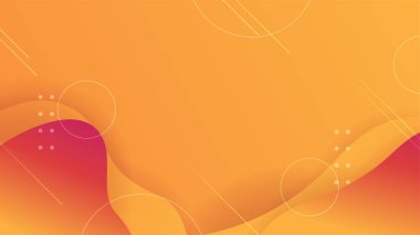 Modern turuncu dinamik çizgiler renkli soyut geometrik tasarım iş, kart, sunum, broşür, pankart ve duvar kağıdı için arka plan