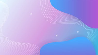 Modern dinamik çizgiler renkli soyut geometrik tasarım iş, kart, sunum, broşür, pankart ve duvar kağıdı için arka plan