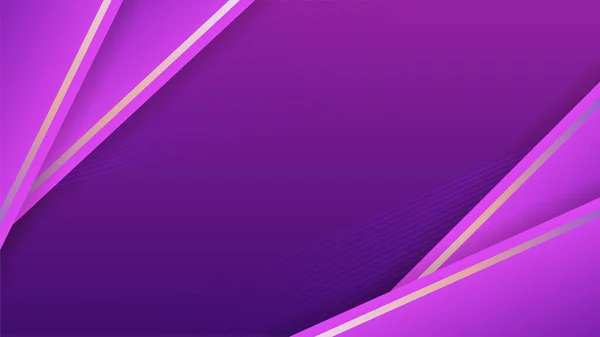 Forme Dynamique Violet Coloré Abstrait Géométrique Fond Conception — Image vectorielle