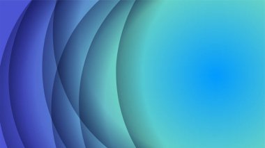 dinamik kağıt kesim biçimi mavi renkli soyut geometrik tasarım arkaplanı