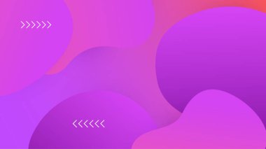 Modern mor turuncu dinamik çizgiler renkli soyut geometrik tasarım iş, kart, sunum, broşür, pankart ve duvar kağıdı için arka plan