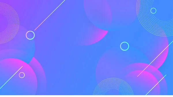 Moderne Gradienten Blau Rosa Bunt Abstrakt Geometrische Design Hintergrund — Stockvektor