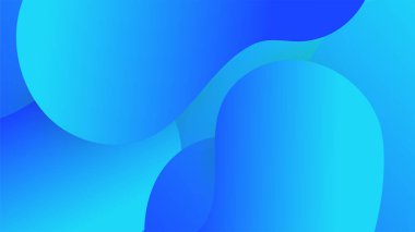 Modern Mavi yarım ton soyut geometri tasarım arka planı