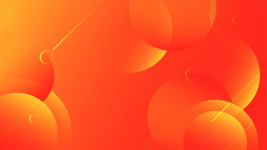 canlı gradyan kırmızı sarı soyut geometri tasarımı arka plan