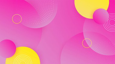 Modern pembe yarım ton soyut geometri tasarım arka planı