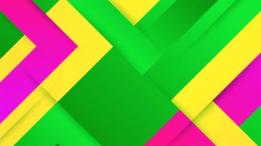 Soyut geometrik şekilli renkli arkaplan dekorasyonu