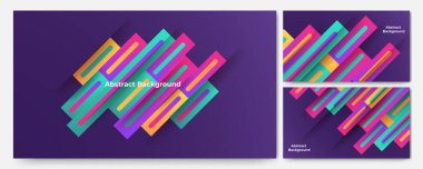 dinamik şekil mor renkli soyut geometri tasarım arka planı