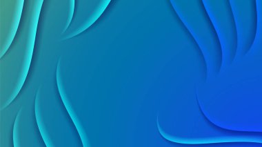 gradyan şekil mavi renkli soyut geometrik tasarım arka plan