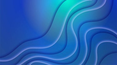 gradyan sıvı mavi toska renkli soyut geometri tasarımı arka plan