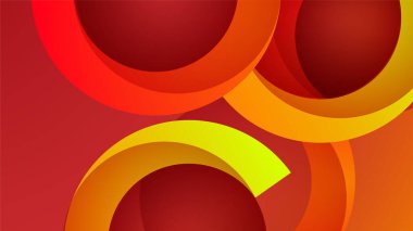 dinamik şekil kırmızı sarı soyut geometri tasarımı arka plan