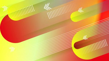 gradyan dalga kırmızı renkli soyut geometri tasarımı arka plan