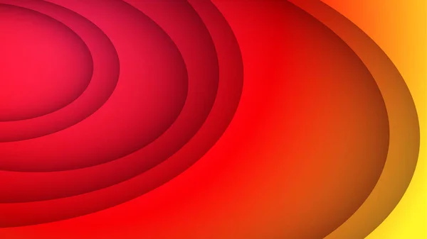 Dynamischer Papercut Stil Rot Bunt Abstrakt Geometrisches Design Hintergrund — Stockvektor