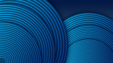 dinamik kağıt kesim biçimi mavi renkli soyut geometri tasarım arka planı