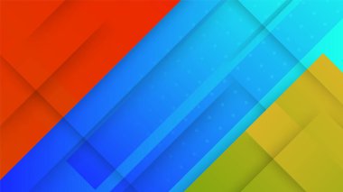 dinamik şekil mavi yeşil renkli soyut geometri tasarımı arka plan