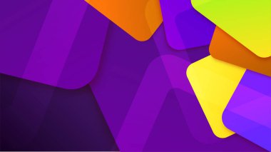 dinamik şekil mor renkli soyut geometri tasarım arka planı