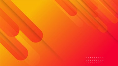 gradyan şekil turuncu renkli soyut geometri tasarımı arka plan