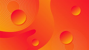 gradyan şekil turuncu renkli soyut geometri tasarımı arka plan