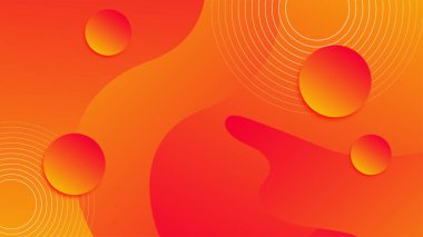 gradyan şekil turuncu renkli soyut geometri tasarımı arka plan