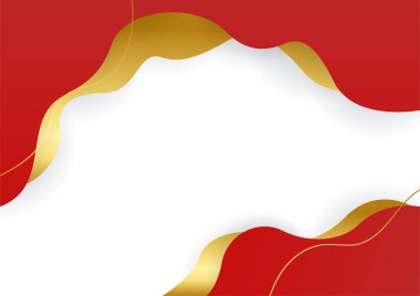 Kırmızı altın soyut arka plan sunum tasarımı için modern minimalist. İş dünyası, şirket, kurum, parti, şenlik, seminer ve görüşmeler için uygun.