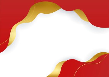 Kırmızı altın soyut arka plan sunum tasarımı için modern minimalist. İş dünyası, şirket, kurum, parti, şenlik, seminer ve görüşmeler için uygun.