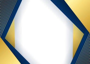 Koyu yeşil ve altın soyut arkaplan sunum tasarımı için modern minimalist. İş dünyası, şirket, kurum, parti, şenlik, seminer ve görüşmeler için uygun.