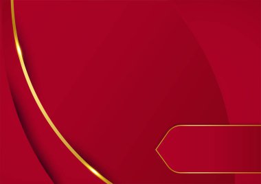 Kırmızı altın soyut arka plan sunum tasarımı için modern minimalist. İş dünyası, şirket, kurum, parti, şenlik, seminer ve görüşmeler için uygun.