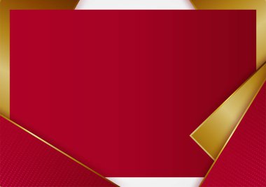 Kırmızı altın soyut arka plan sunum tasarımı için modern minimalist. İş dünyası, şirket, kurum, parti, şenlik, seminer ve görüşmeler için uygun.