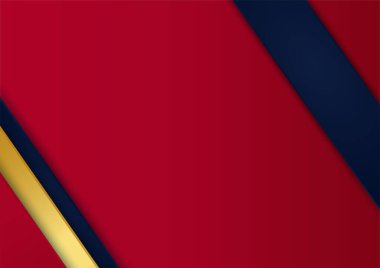 Kırmızı altın soyut arka plan sunum tasarımı için modern minimalist. İş dünyası, şirket, kurum, parti, şenlik, seminer ve görüşmeler için uygun.