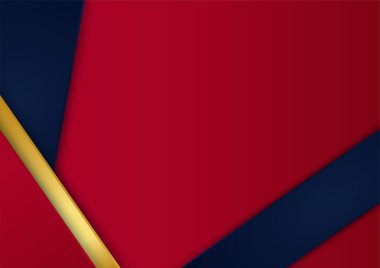 Kırmızı altın soyut arka plan sunum tasarımı için modern minimalist. İş dünyası, şirket, kurum, parti, şenlik, seminer ve görüşmeler için uygun.