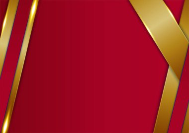 Kırmızı altın soyut arka plan sunum tasarımı için modern minimalist. İş dünyası, şirket, kurum, parti, şenlik, seminer ve görüşmeler için uygun.