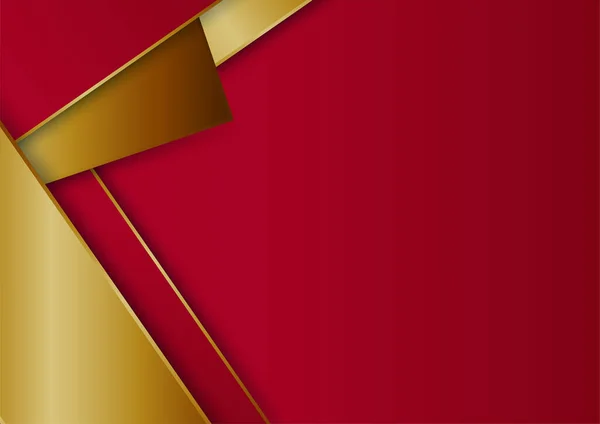 Κόκκινο Χρυσό Αφηρημένο Φόντο Σύγχρονο Μινιμαλιστικό Για Σχεδιασμό Παρουσίασης Κοστούμια — Διανυσματικό Αρχείο