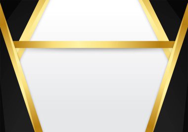 Siyah altın soyut arkaplan modern sertifika ve tasarım minimalisti. İş dünyası, şirket, kurum, parti, şenlik, seminer ve görüşmeler için uygun.