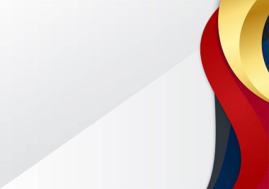 Kırmızı altın soyut arka plan sertifika ve sunum tasarımı için modern minimalist. İş dünyası, şirket, kurum, parti, şenlik, seminer ve görüşmeler için uygun.