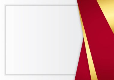 Kırmızı altın soyut arka plan sertifika ve sunum tasarımı için modern minimalist. İş dünyası, şirket, kurum, parti, şenlik, seminer ve görüşmeler için uygun.