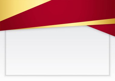 Kırmızı altın soyut arka plan sertifika ve sunum tasarımı için modern minimalist. İş dünyası, şirket, kurum, parti, şenlik, seminer ve görüşmeler için uygun.