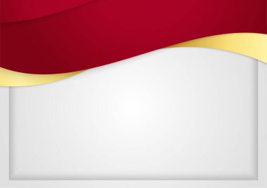 Kırmızı altın soyut arka plan sertifika ve sunum tasarımı için modern minimalist. İş dünyası, şirket, kurum, parti, şenlik, seminer ve görüşmeler için uygun.