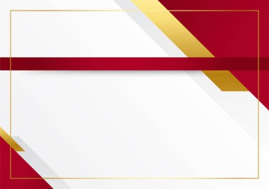 Kırmızı altın soyut arka plan sertifika ve sunum tasarımı için modern minimalist. İş dünyası, şirket, kurum, parti, şenlik, seminer ve görüşmeler için uygun.