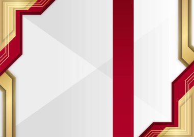 Kırmızı altın soyut arka plan sertifika ve sunum tasarımı için modern minimalist. İş dünyası, şirket, kurum, parti, şenlik, seminer ve görüşmeler için uygun.